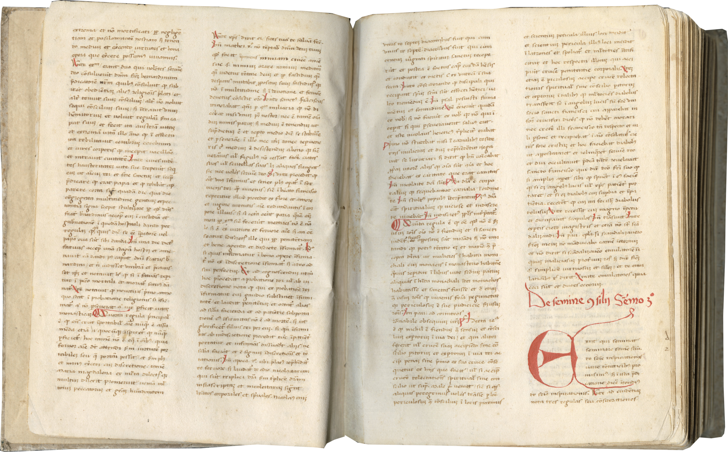 St. Bernardino of Siena Medieval Text Manuscripts